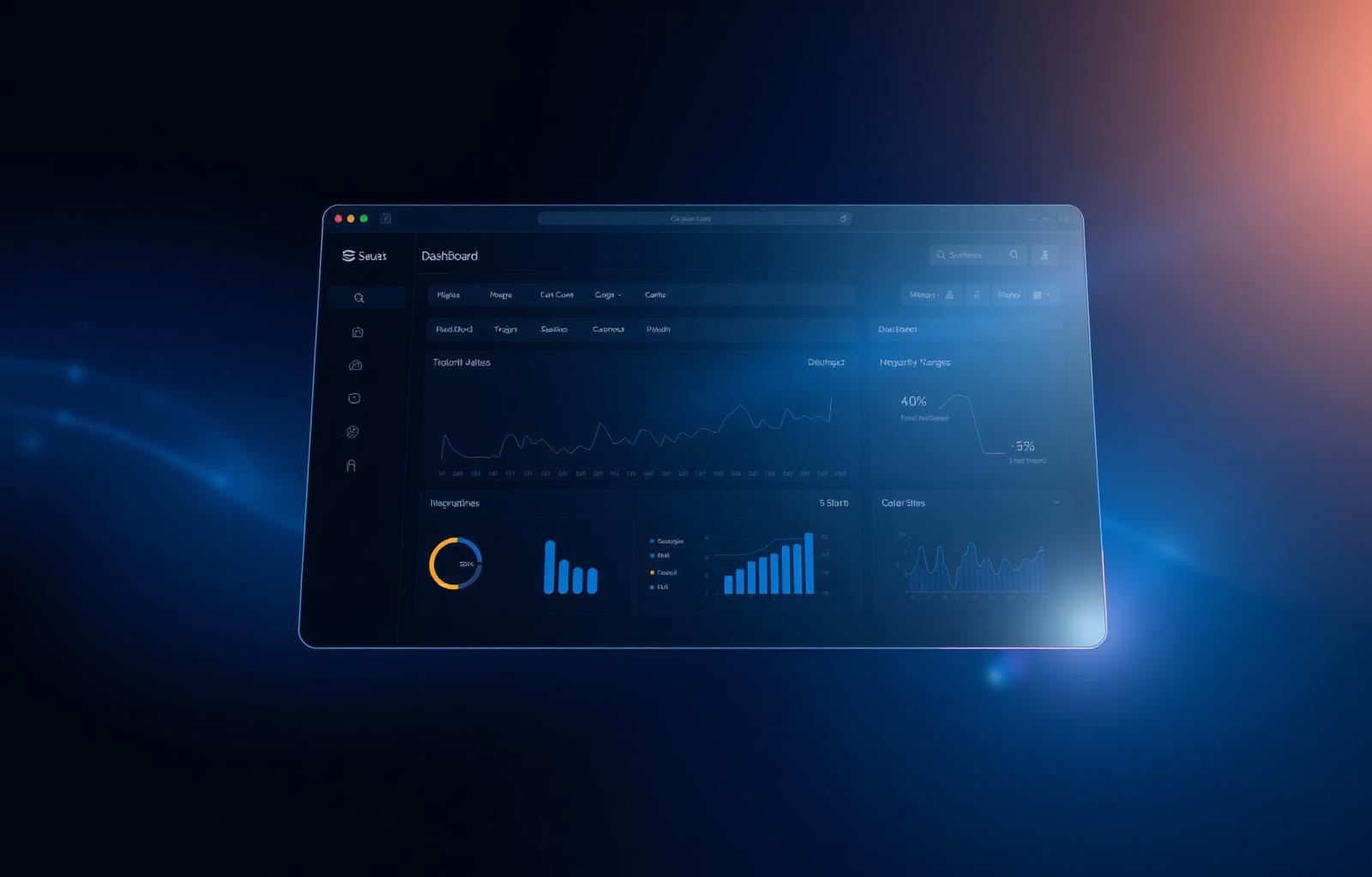 Modern analytics dashboard preview